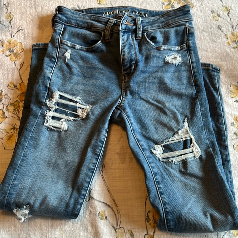American Eagle Cozy Next Level Stretch High Rise Jegging Size 2 Short